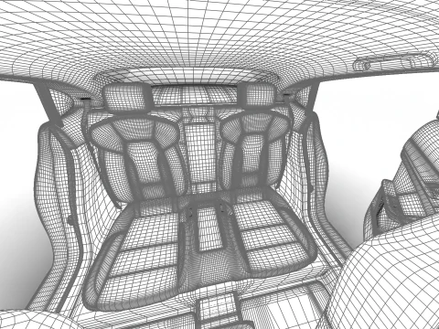 Porsche Taycan Turbo S 2025 HQ Modelo 3D