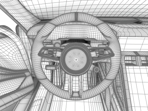 Porsche Taycan Turbo S 2025 HQ Modelo 3D