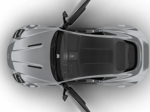 Aston Martin Vantage Aluminite Silver 2025 HQ 3D Model