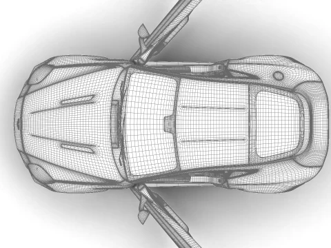 Aston Martin Vantage Aluminite Silver 2025 HQ 3D Model
