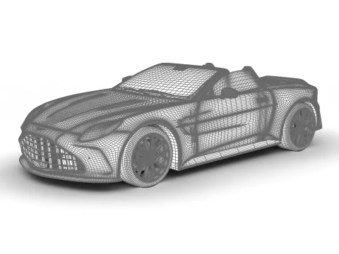 Aston Martin Vantage S Roadster 2026 3D Model