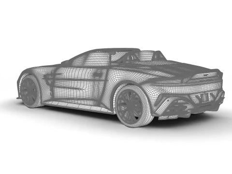 Aston Martin Vantage S Roadster 2026 3D Model