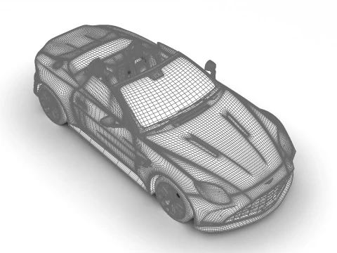 Aston Martin Vantage S Roadster 2026 3D Model
