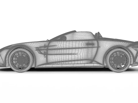 Aston Martin Vantage S Roadster 2026 3D Model