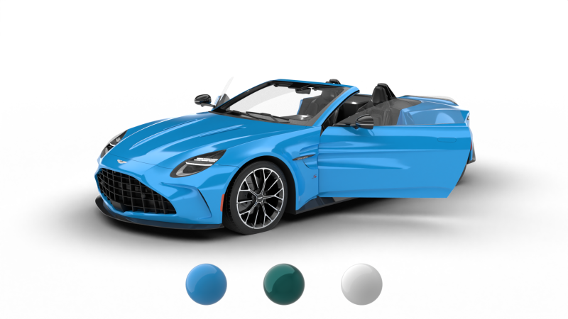 Aston Martin Vantage S Roadster 2026 HQ Modelo 3D .c4d .max .obj .3ds .fbx .stl .blend