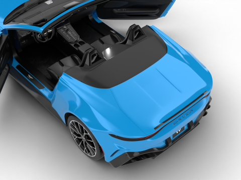 Aston Martin Vantage S Roadster 2026 HQ Modelo 3D