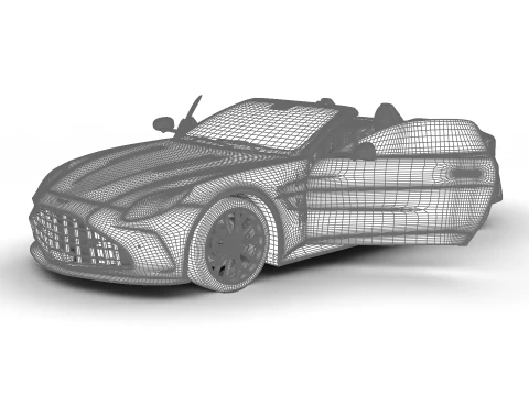 Aston Martin Vantage S Roadster 2026HQ Modello 3D