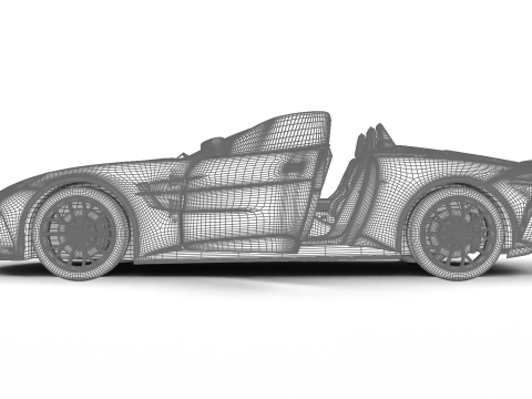 Aston Martin Vantage S Roadster 2026 HQ Modelo 3D