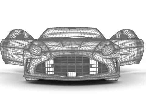 Aston Martin Vantage S Roadster 2026HQ Modello 3D