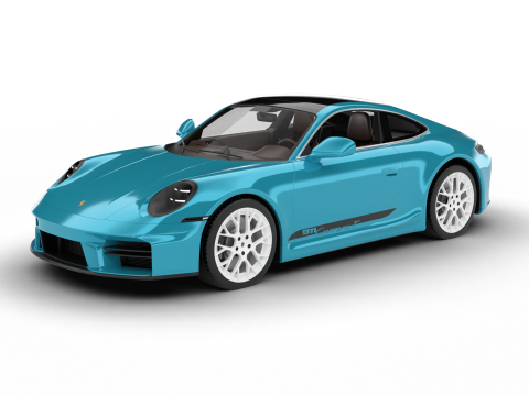 Porsche 911 Carrera T Formosa 2026 3D Model