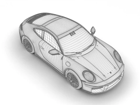 Порше 911 Каррера Т Формоза 2026 3D Модель