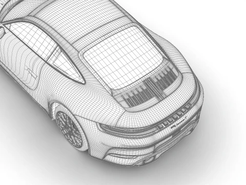 Порше 911 Каррера Т Формоза 2026 3D Модель