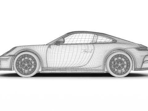 Порше 911 Каррера Т Формоза 2026 3D Модель