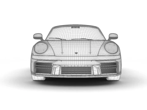 Порше 911 Каррера Т Формоза 2026 3D Модель