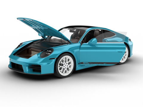 Porsche 911 Carrera T Formosa 2026 HQ 3D Model