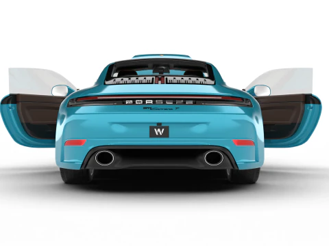 Porsche 911 Carrera T Formosa 2026 HQ 3D Model