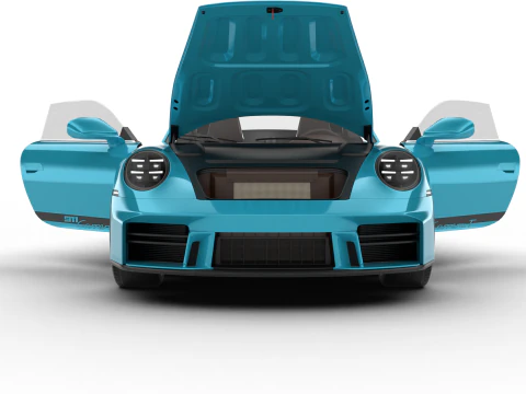 Porsche 911 Carrera T Formosa 2026 HQ 3D Model