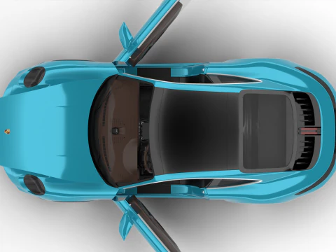 Porsche 911 Carrera T Formosa 2026 HQ 3D Model