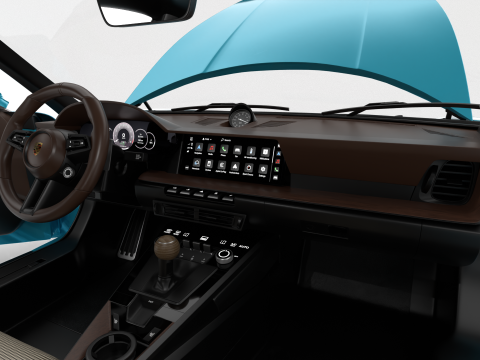 Siedziba gł&oacute;wna Porsche 911 Carrera T Formosa 2026 Model 3D