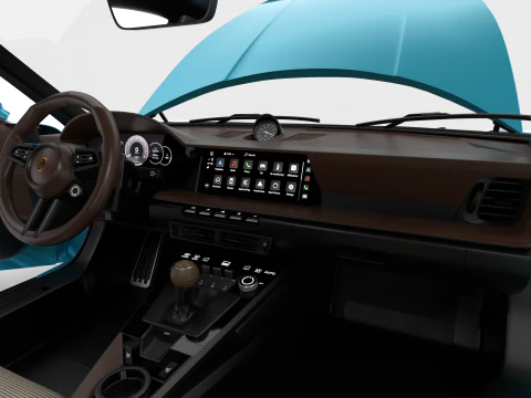 Porsche 911 Carrera T Formosa 2026 HQ 3D Model