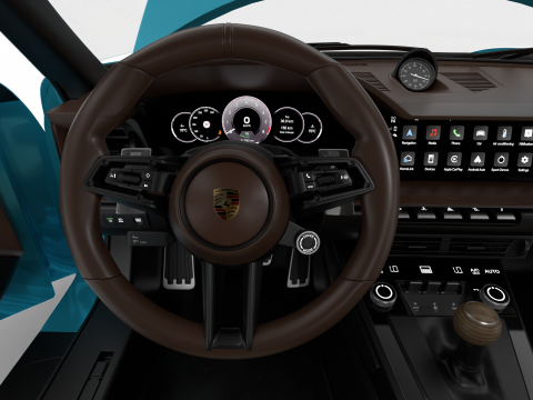 Siedziba gł&oacute;wna Porsche 911 Carrera T Formosa 2026 Model 3D