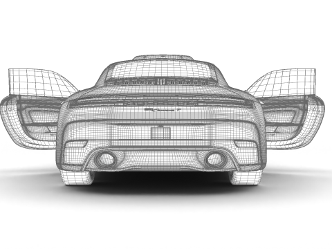 Siedziba gł&oacute;wna Porsche 911 Carrera T Formosa 2026 Model 3D