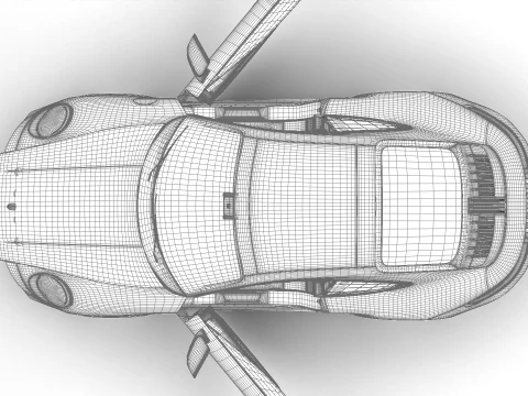 Porsche 911 Carrera T Formosa 2026 HQ 3D Model