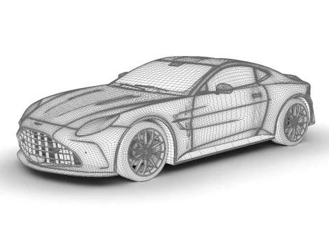 Aston Martin Vantage S 2026 3D Model