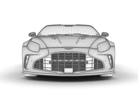 Aston Martin Vantage S 2026 3D Model