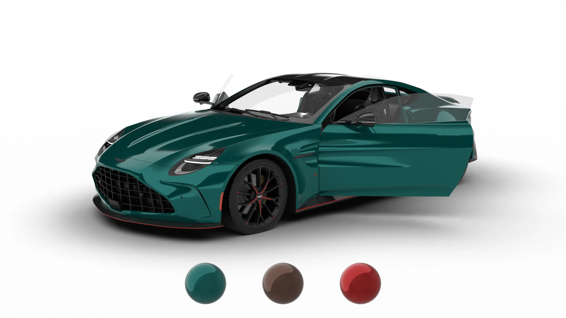 Aston Martin Vantage S 2026 HQ 3D Model .c4d .max .obj .3ds .fbx .stl .blend