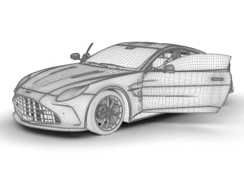 Aston Martin Vantage S 2026 HQ 3D Model