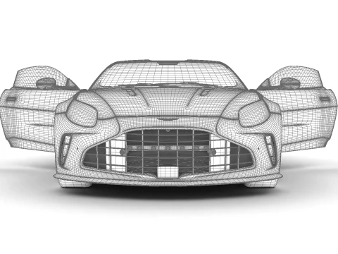 Aston Martin Vantage S 2026 HQ 3D Model