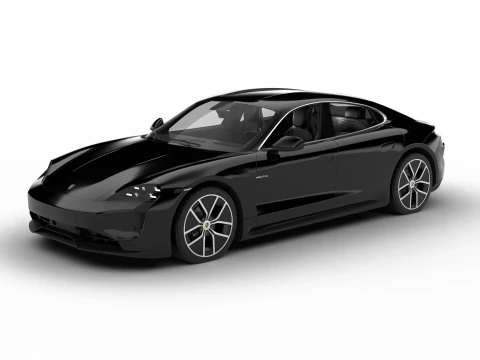 Porsche Taycan Turbo 2025 Modello 3D