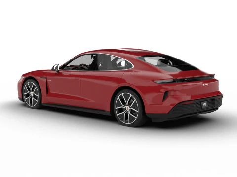 Porsche Taycan Turbo 2025 Modello 3D