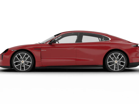 Porsche Taycan Turbo 2025 Modello 3D