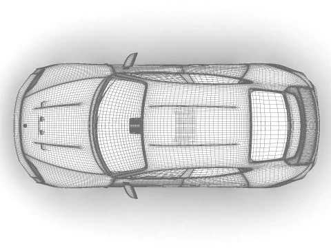 Porsche Taycan Turbo 2025 Modello 3D
