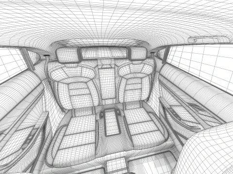 Porsche Taycan Turbo 2025 Modello 3D