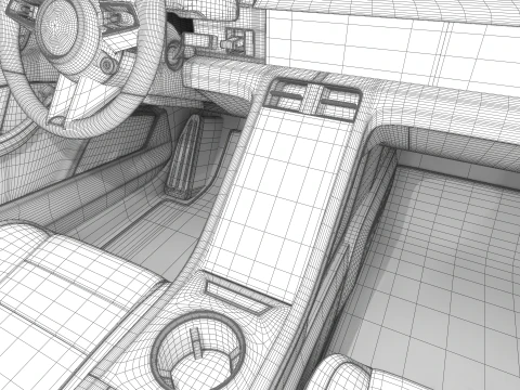 Porsche Taycan Turbo 2025 Modello 3D