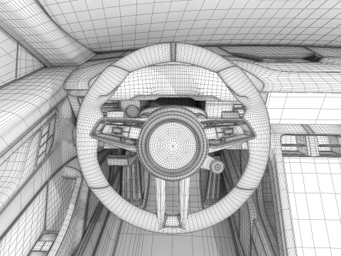 Porsche Taycan Turbo 2025 Modello 3D