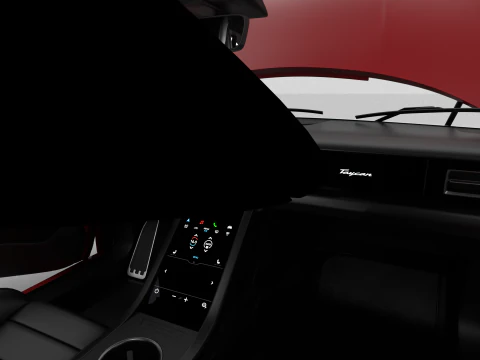 Porsche Taycan Turbo 2025 HQ 3D Model