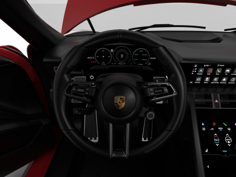 Porsche Taycan Turbo 2025 HQ Modello 3D