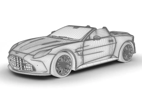 阿斯顿&middot;马丁 Vantage 敞篷跑车 2026 3D 模型