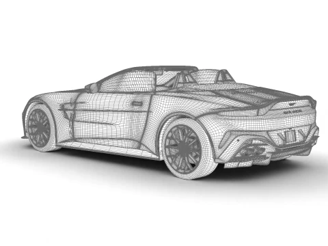 阿斯顿&middot;马丁 Vantage 敞篷跑车 2026 3D 模型