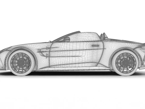 阿斯顿&middot;马丁 Vantage 敞篷跑车 2026 3D 模型