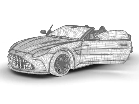 Aston Martin Vantage Roadster 2026 Modello 3D