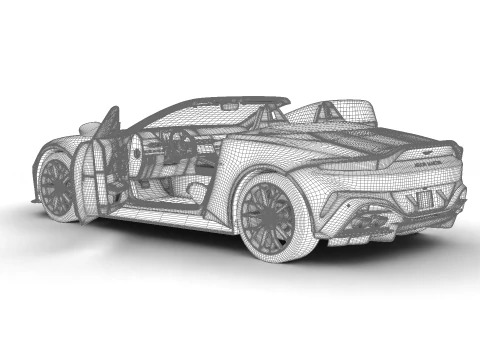 Aston Martin Vantage Roadster 2026 Modello 3D