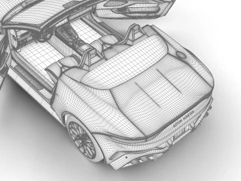 Aston Martin Vantage Roadster 2026 Modello 3D