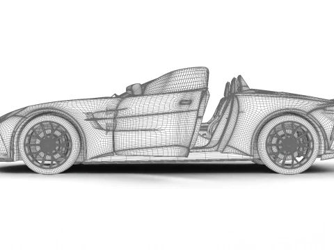 Aston Martin Vantage Roadster 2026 Modello 3D