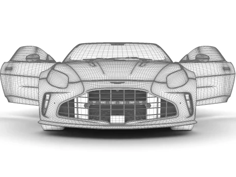 Aston Martin Vantage Roadster 2026 Modello 3D