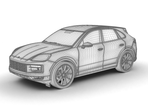 Porsche Cayenne 2025 3D Model